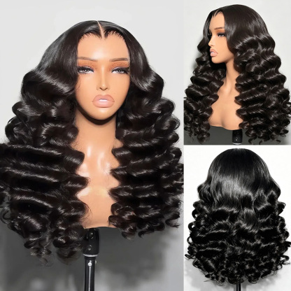 Raw Hair Loose Wave Wig Hair 7x7 6x6 5x5 4x4 Prepluck Lace Closure Wig