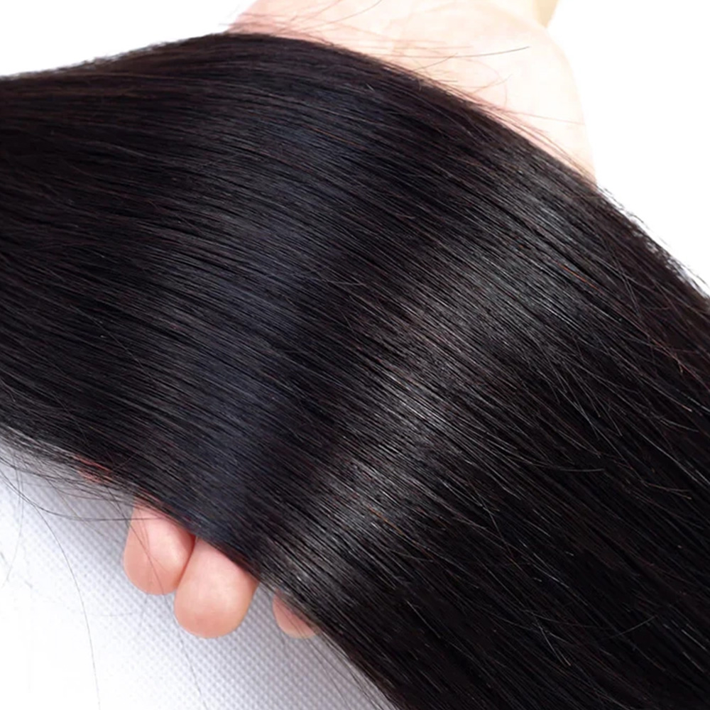 Straight one donor hair top grade raw hair bundle natural color unprocessed hair bundle deal 1 bundle/ 3 bundle /4 bundle