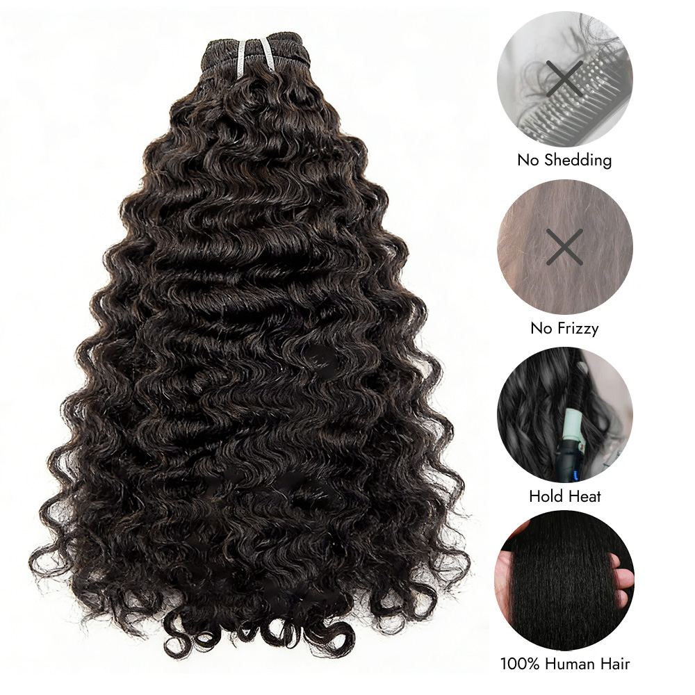 Raw Burmese hair Best quality Burmese curly Bundles From One Donor