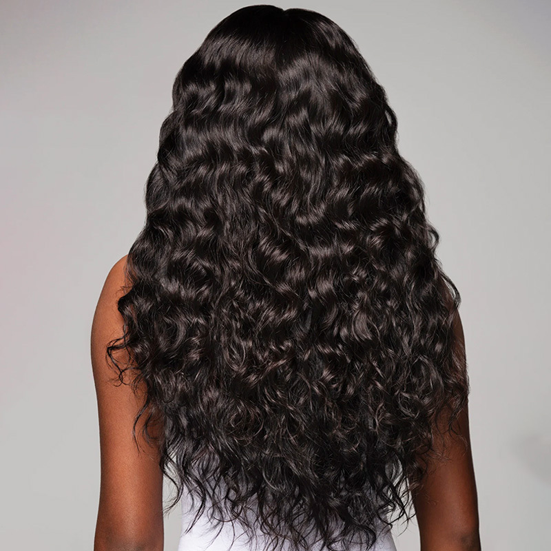 Raw Hair Glueless Water Wave Human Hair Wigs 13x4 Lace Frontal Wig Wet And Wavy Pre Plucked 13x6 HD Lace Wigs