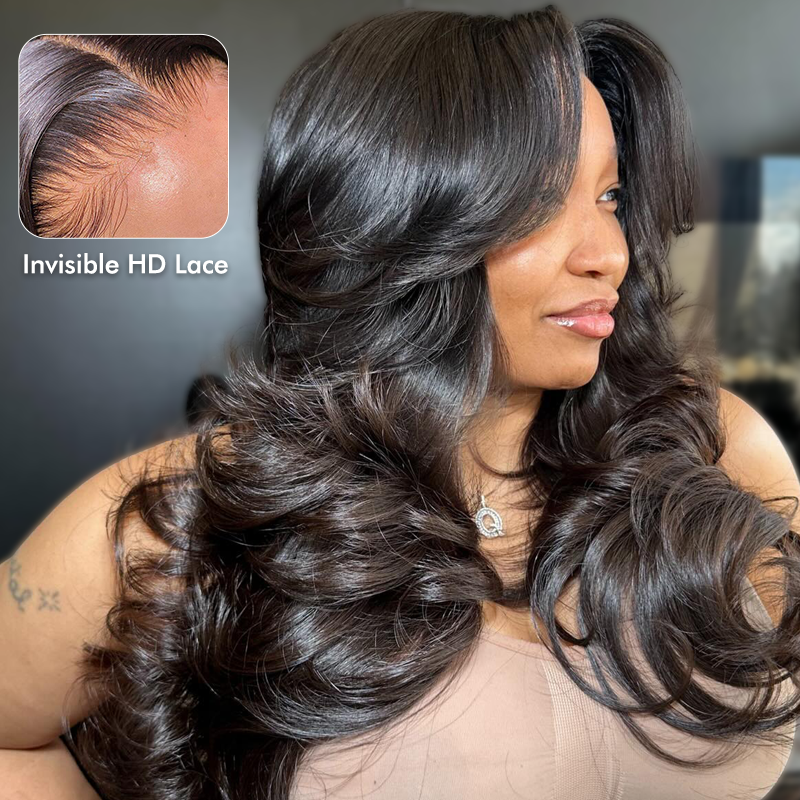 Vietnamese Hair Raw Hair Wig Vietnamese Raw Wavy Closure Wig 200% Density