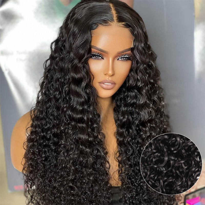 Raw Hair Burmese Curls 2x6 4x4 5x5 6x6 7x7 HD Closure Wigs New Fashion
