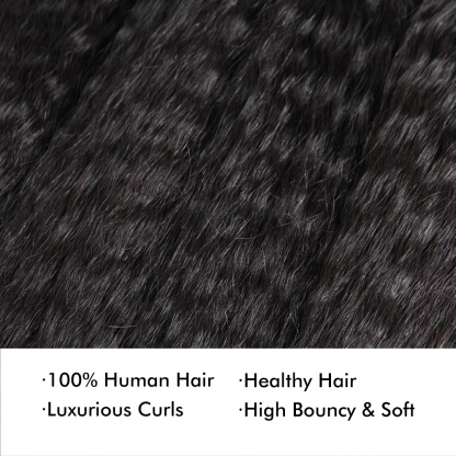Burmese Kinky Straight  Hair Bundles