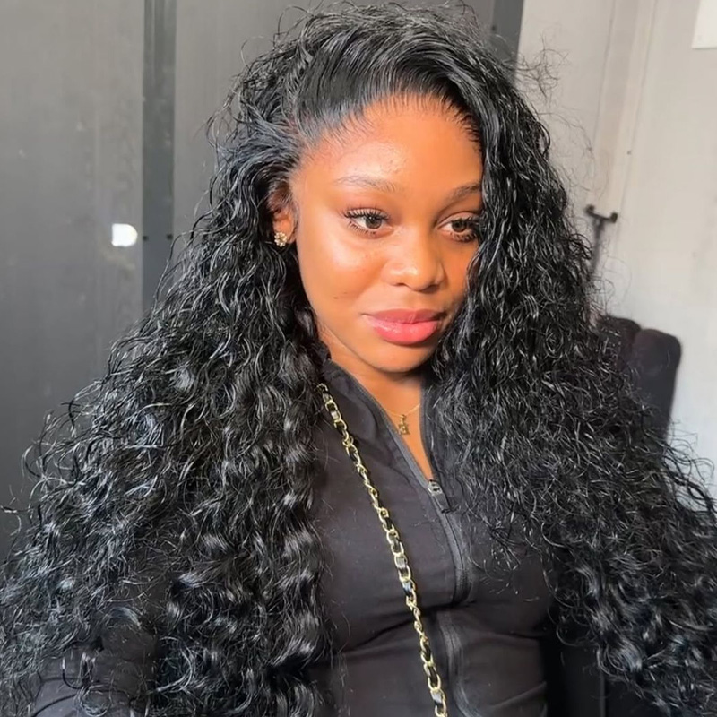 Burmese Hair Water Wave  Lace Frontal
