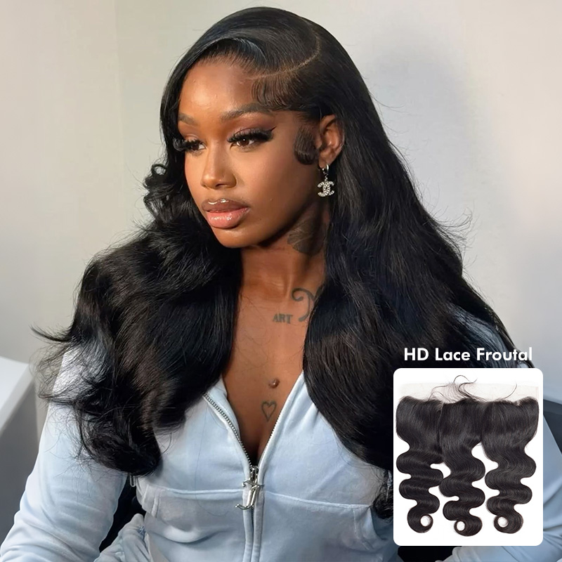 Burmese Hair Body Wave  Lace Frontal