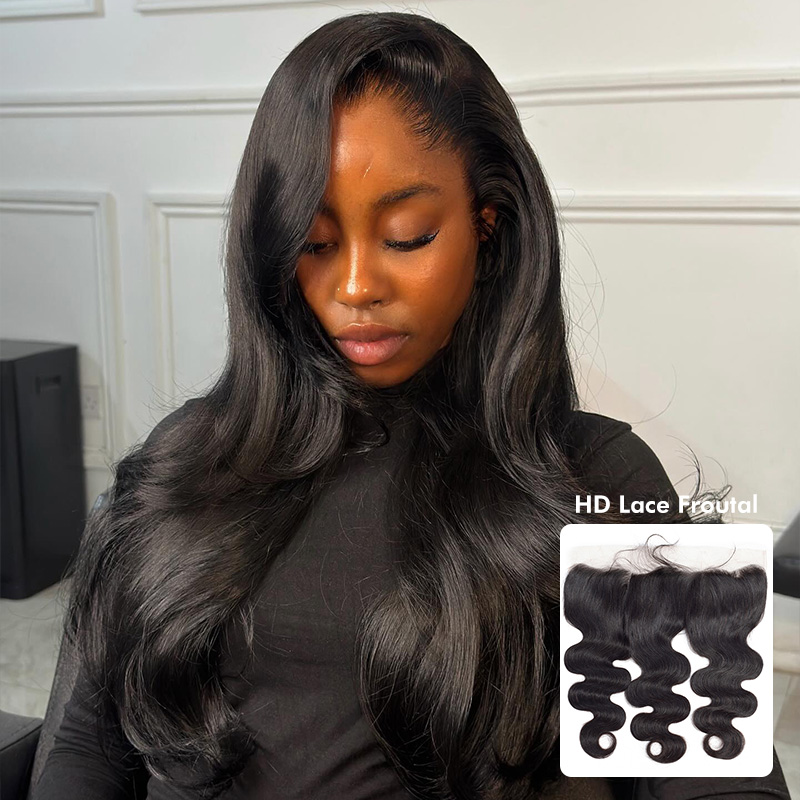 Luxury Raw Hair  Body Wave Lace Frontal