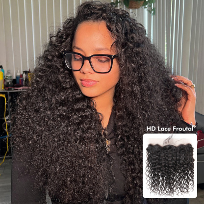 Burmese Hair Deep Wave  Lace Frontal