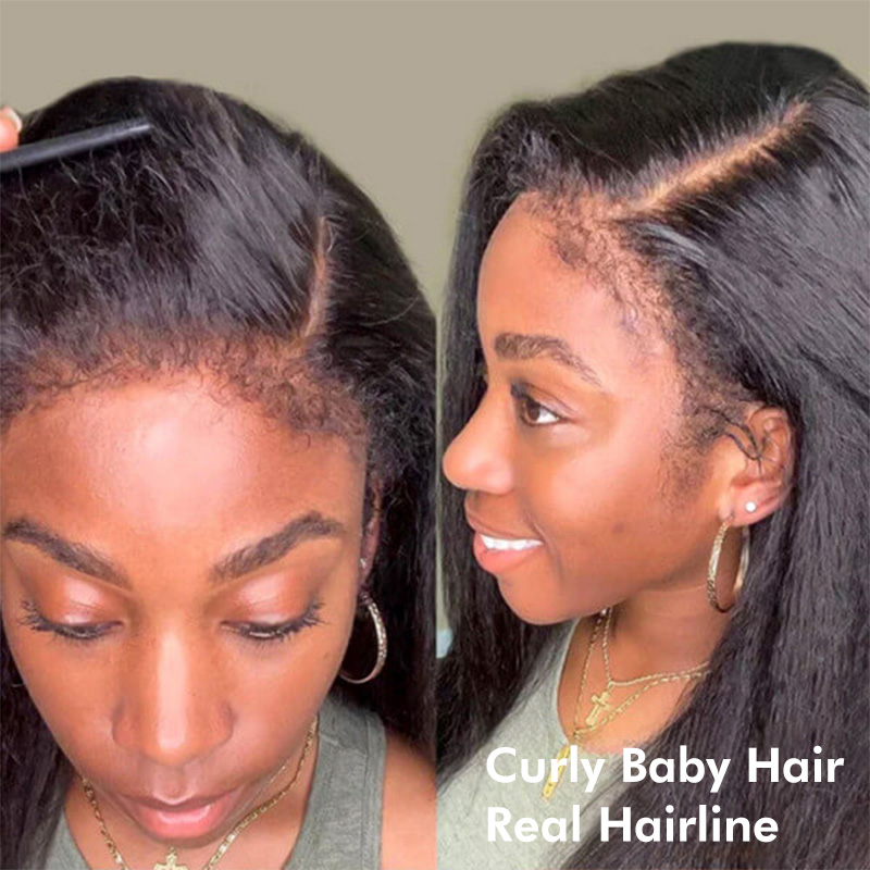 Raw Hair Kinky Straight Hair4x4 5x5 6x6 7x7 Glueless HD Wigs
