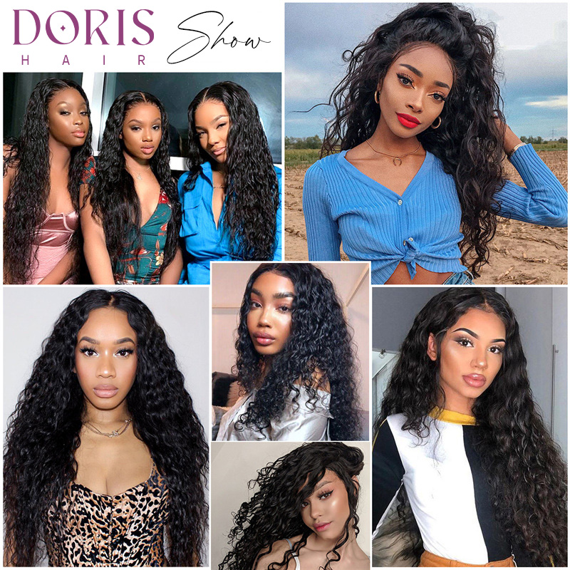 Raw Hair Burmese Curls 2x6 4x4 5x5 6x6 7x7 HD Closure Wigs New Fashion