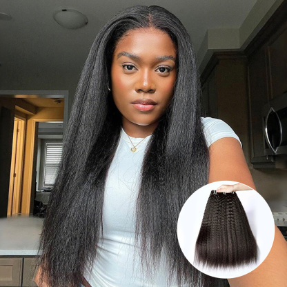 Burmese Kinky Straight  Hair Bundles