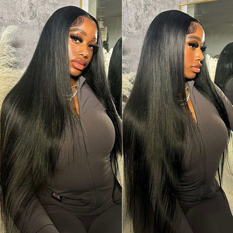 Burmese Hair Straight  Lace Frontal