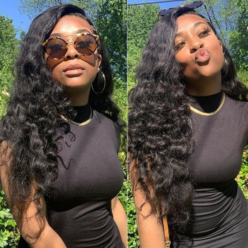 Luxury Raw Hair  Deep Wave Lace Frontal