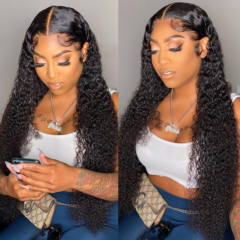 Burmese Hair Water Wave  Lace Frontal