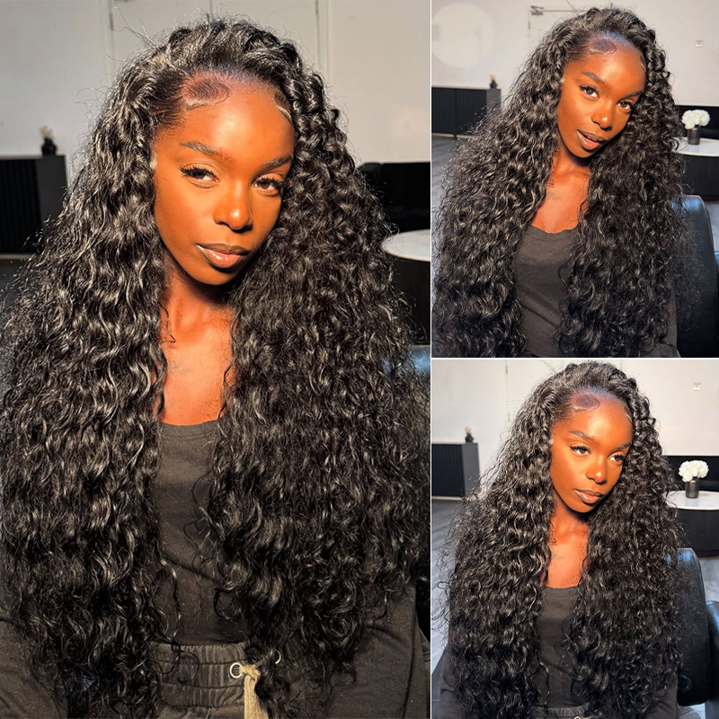 Luxury Raw Hair  Water Wave Lace Frontal