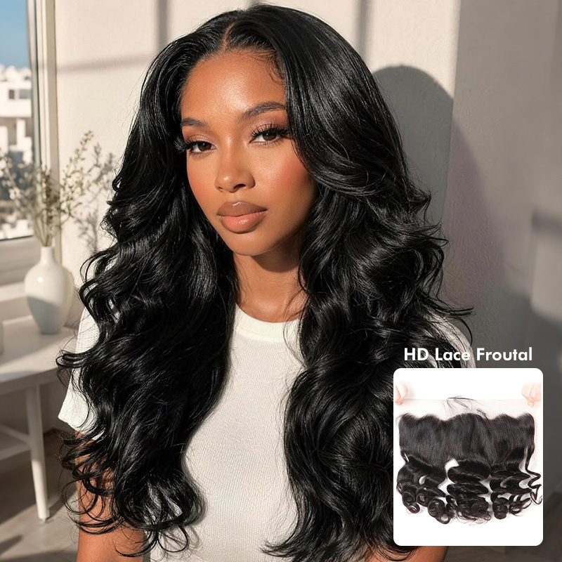 Luxury Raw Hair  Loose Wave Lace Frontal