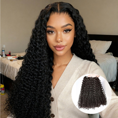 Burmese Hair       Curly Wave Hair Bundles