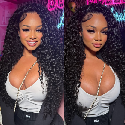 Luxury Raw Hair  Curly Wave Lace Frontal