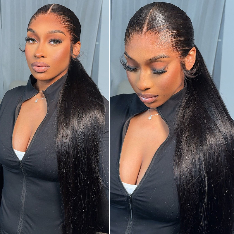 Raw Hair Straight 4x4/ 5x5 /6x6 /7x7 HD/Transparent Closure Wigs No Processed Glueless Wig