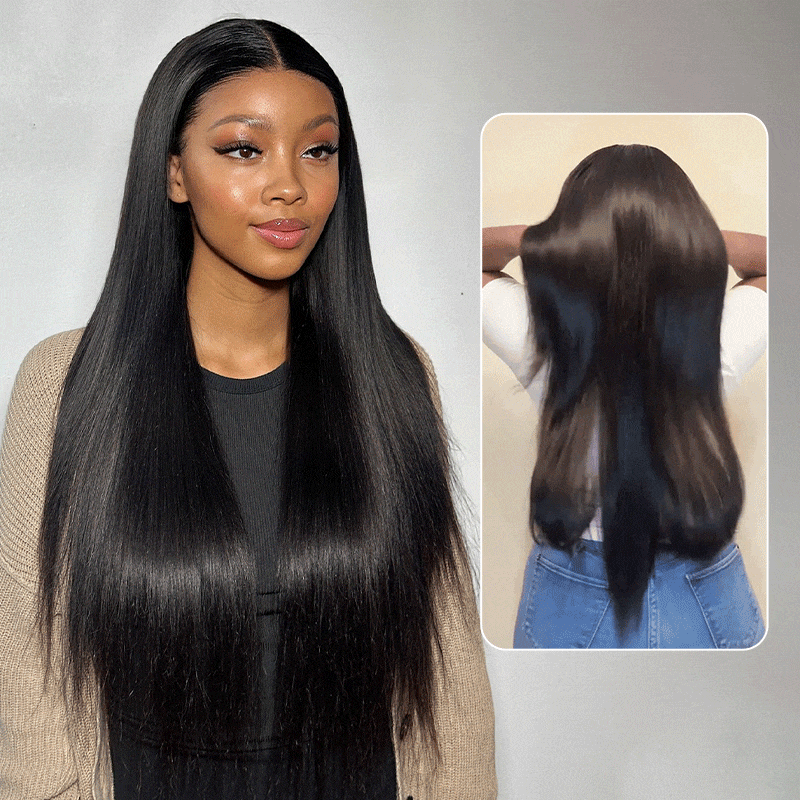 Raw Hair Straight 4x4/ 5x5 /6x6 /7x7 HD/Transparent Closure Wigs No Processed Glueless Wig