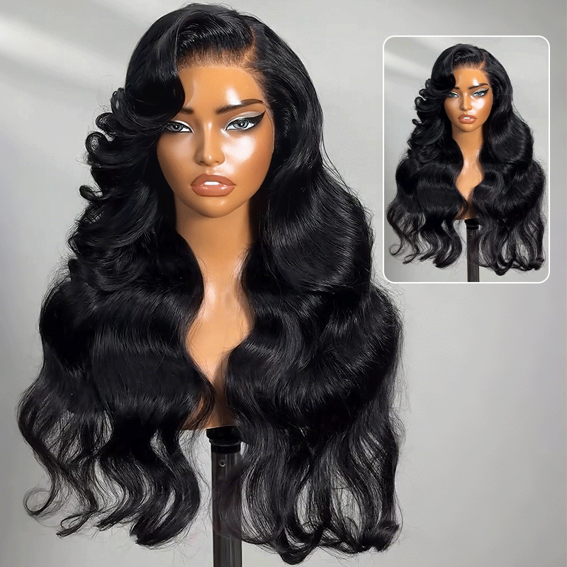 Raw Hair Wigs Loose Wave Lace Frontal Wig Swiss HD Lace Wigs Human Hair Natural And Realistic Invisible Lace Wig