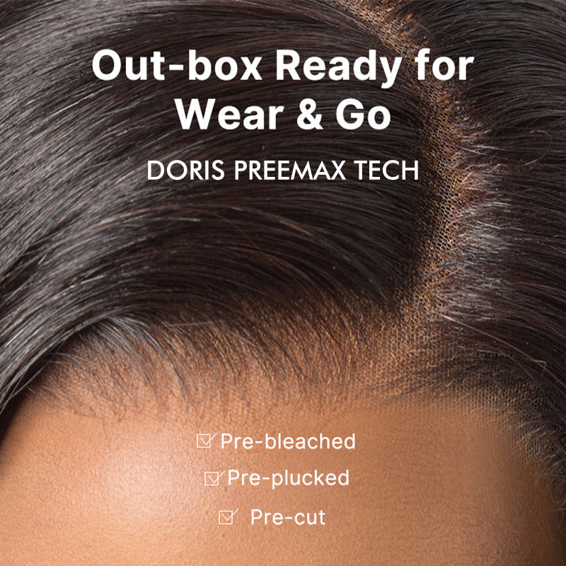 Vietnamese Hair Raw Hair Wig Vietnamese Raw Wavy Closure Wig 200% Density