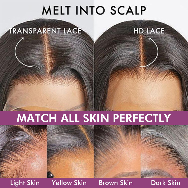 Raw Hair Wet Wavy Wig 13x4/13x6 HD Full Frontal Wigs Glueless