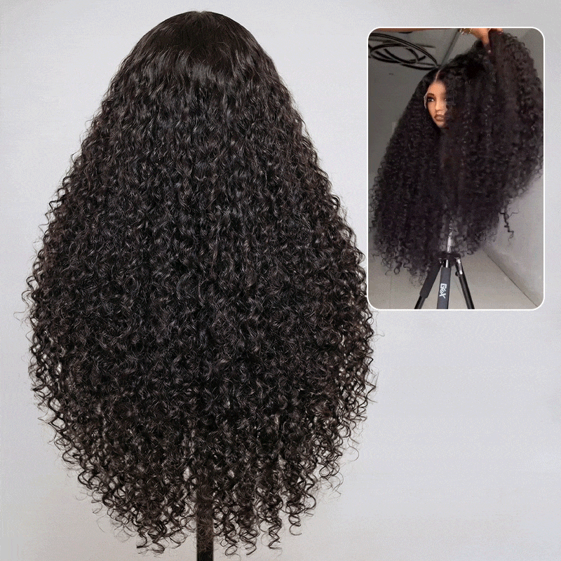 Raw Hair Italian Curly Wigs 7x7 6x6 5x5 4x4 Italian Wave Invisible HD Closure wig