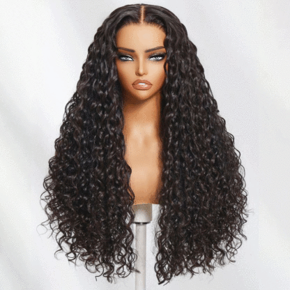 Raw Hair Glueless Water Wave Human Hair Wigs 13x4 Lace Frontal Wig Wet And Wavy Pre Plucked 13x6 HD Lace Wigs