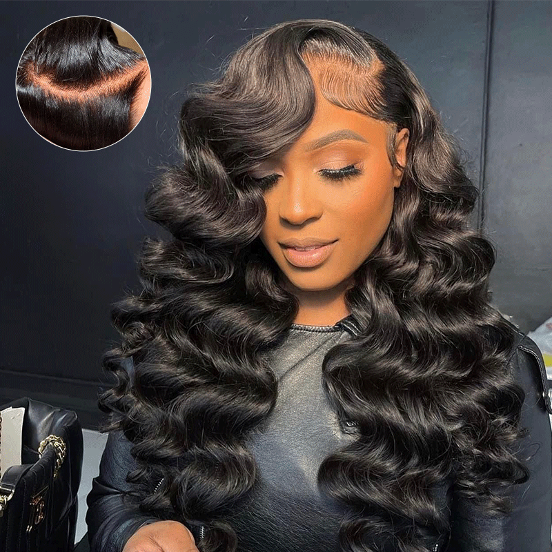 Raw Hair Loose Wave Wig Hair 7x7 6x6 5x5 4x4 Prepluck Lace Closure Wig