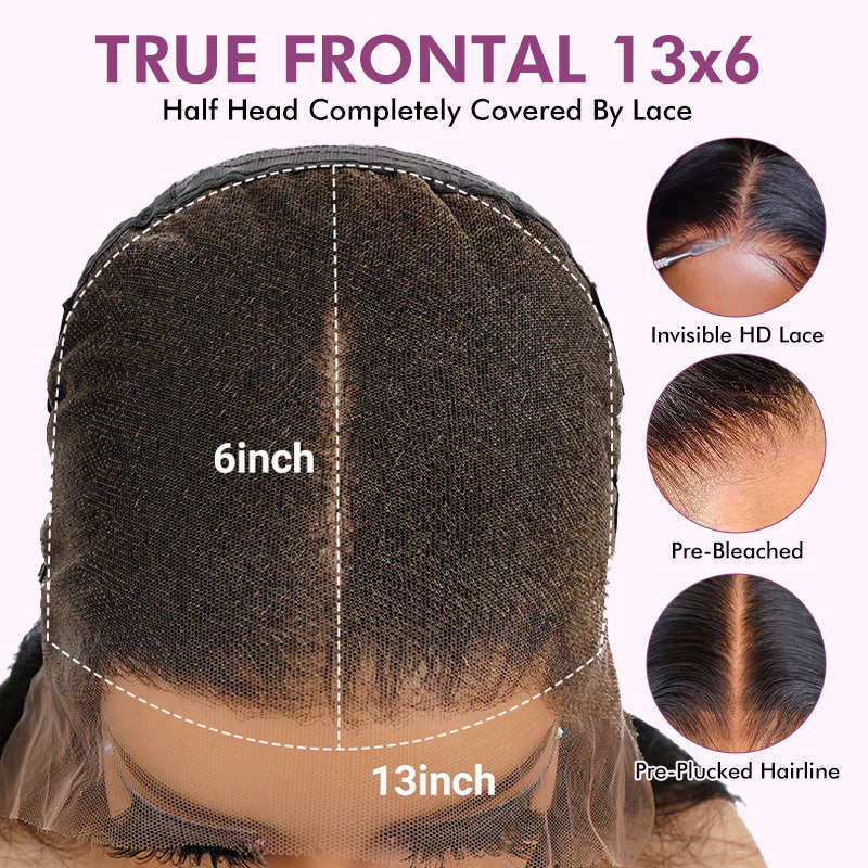 Raw Hair Wet Wavy Wig 13x4/13x6 HD Full Frontal Wigs Glueless
