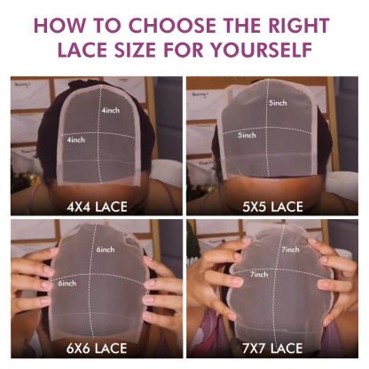 Raw Hair Loose Deep Wave Wig HD 7x7 6x6 5x5 4x4 Ocean Wave Lace Closure Wigs