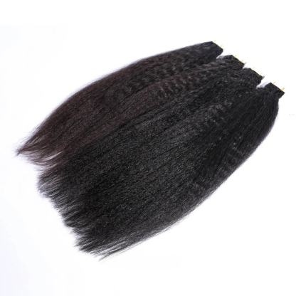 Burmse Hair  Kinky Straight Wave Tape-In Extension