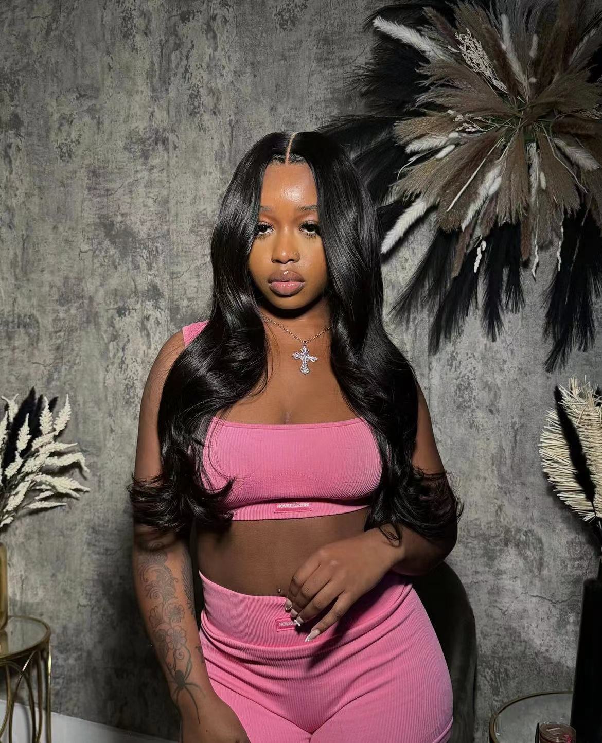 Raw Hair Glueless Wig 2x6 HD Closure Wigs Straight Film HD Lace Wigs