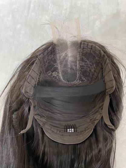 Raw Hair Glueless Wig 2x6 HD Closure Wigs Straight Film HD Lace Wigs