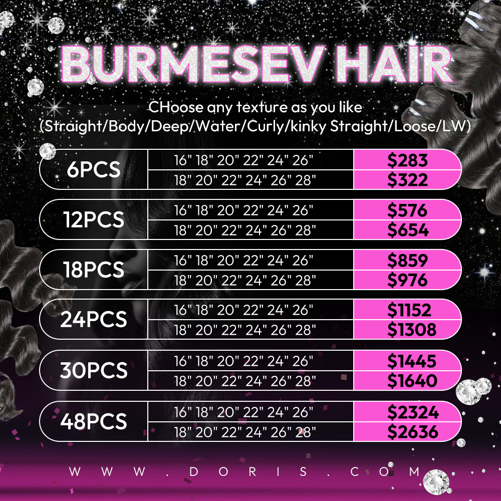 Ultimate Burmese Hair Bundle Deal - Unlock Our Highest Discounts Up to 60% Off on Premium Unprocessed Extensions!