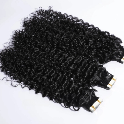 Burmse Hair  Curly Wave Tape-In Extension