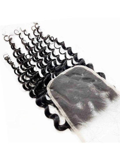Burmese Hair Deep Wave Lace Closure