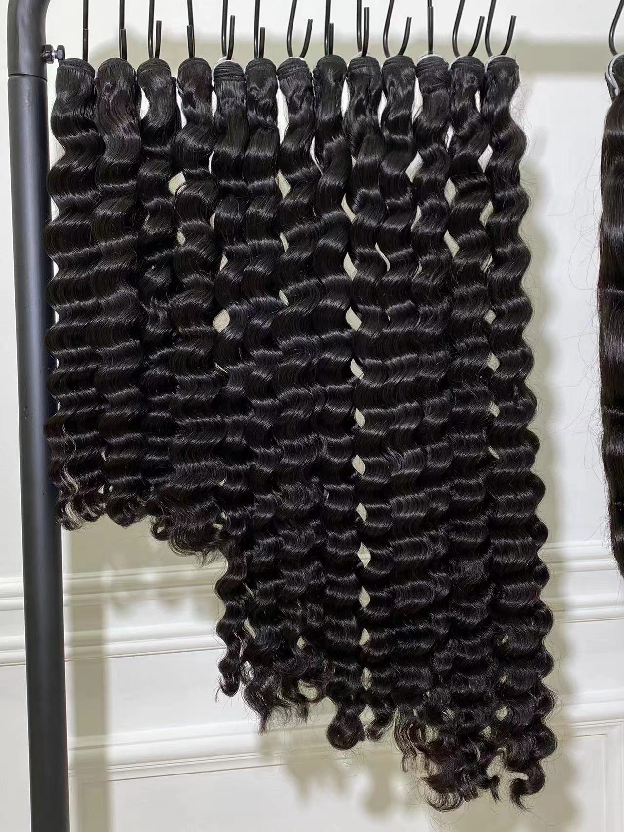 Top quality luxury Burmese hair bundles wholesale! natural color