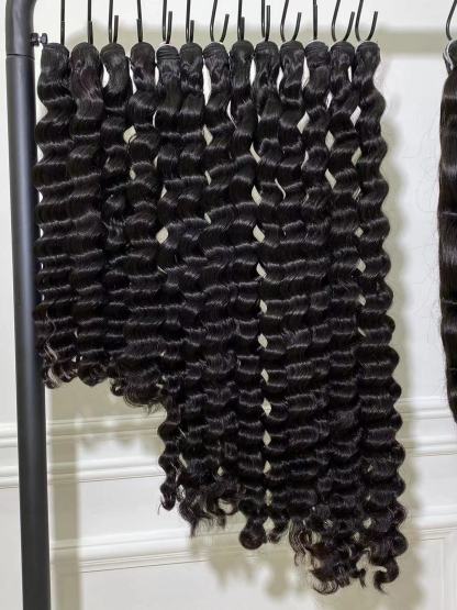 Top quality luxury Burmese hair bundles wholesale! natural color