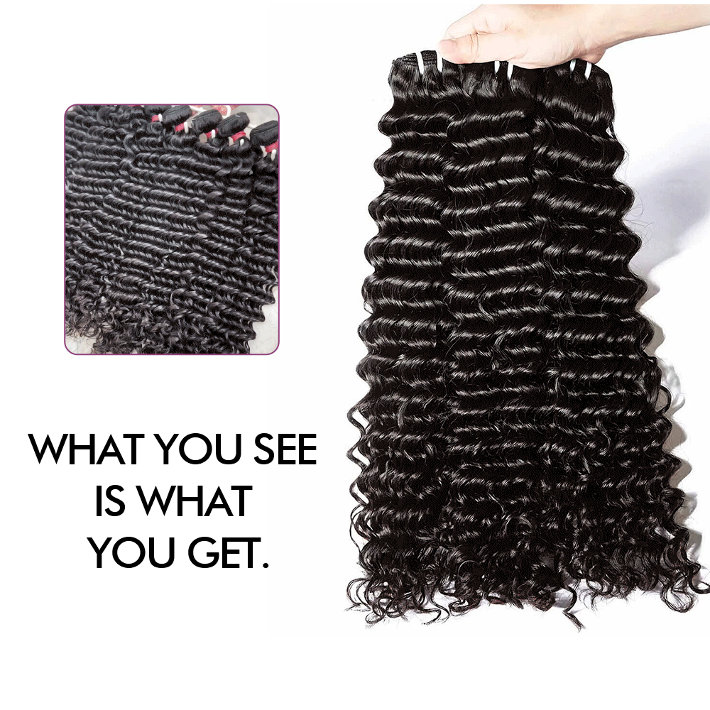 Burmese Hair Deep Wave Hair Bundles