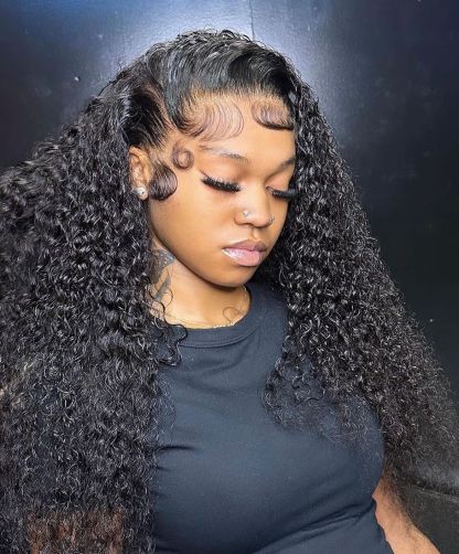 Raw Hair Burmese Curls Wigs 13x4 13x6 Frontal Wig New Fashion