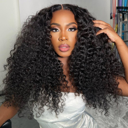 Raw Hair Deep Wave Wigs 13x4 13x6 Frontal Wig Pineapple Wave HD Frontal Wig