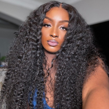 Raw Hair Deep Wave Wigs 13x4 13x6 Frontal Wig Pineapple Wave HD Frontal Wig