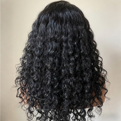 Raw Hair Deep Wave Wigs 13x4 13x6 Frontal Wig Pineapple Wave HD Frontal Wig