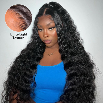 Raw Hair Deep Wave Wigs 13x4 13x6 Frontal Wig Pineapple Wave HD Frontal Wig