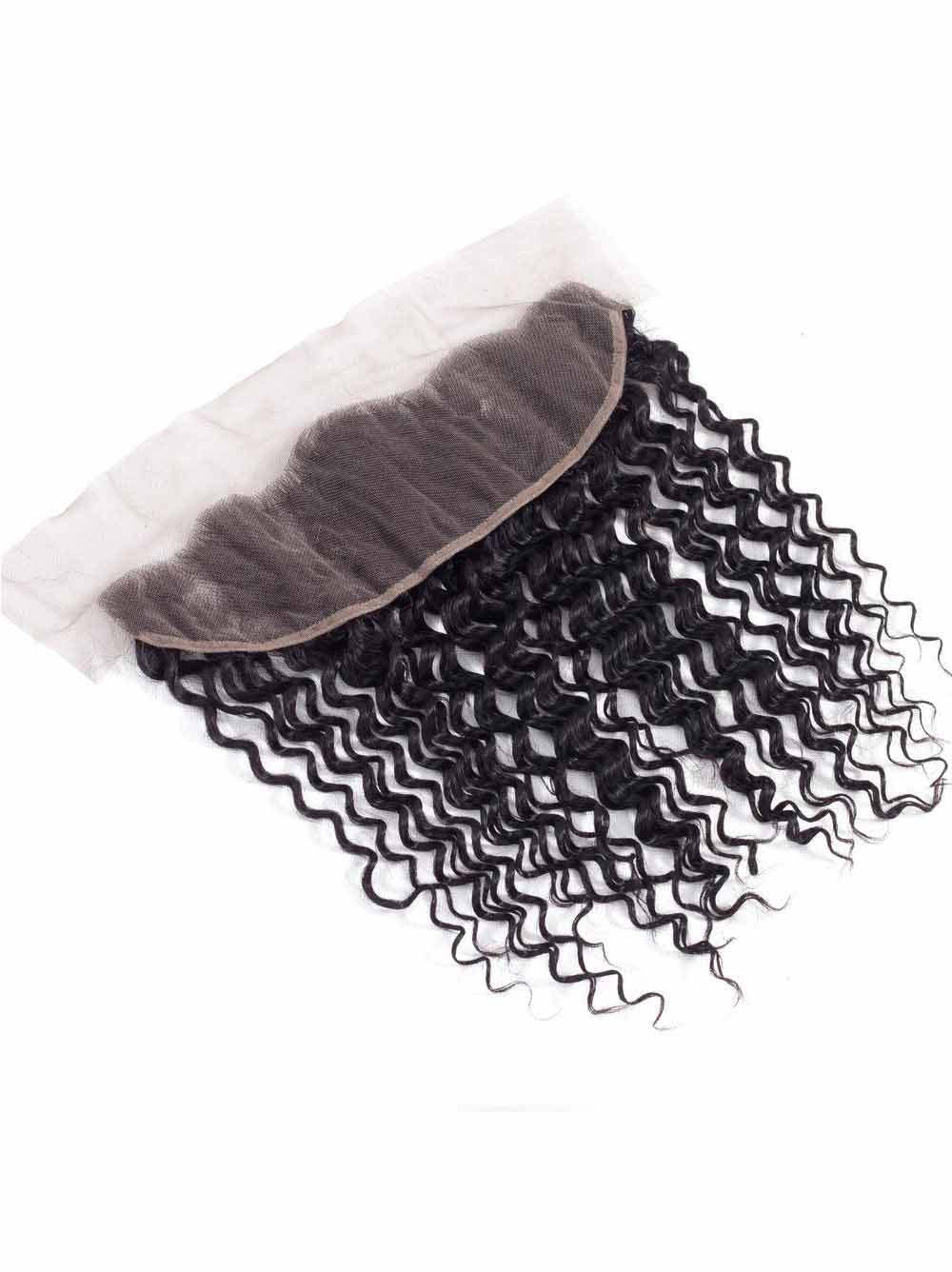 Burmese Hair Deep Wave  Lace Frontal