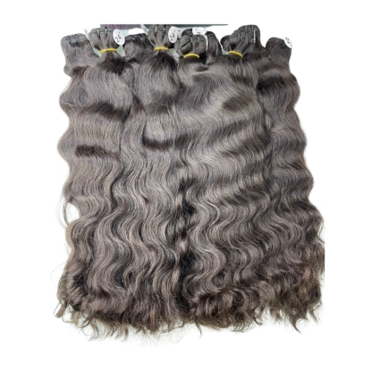 Vietnamese Raw wavy hair Premium quality Thicker Bundles From One Donor