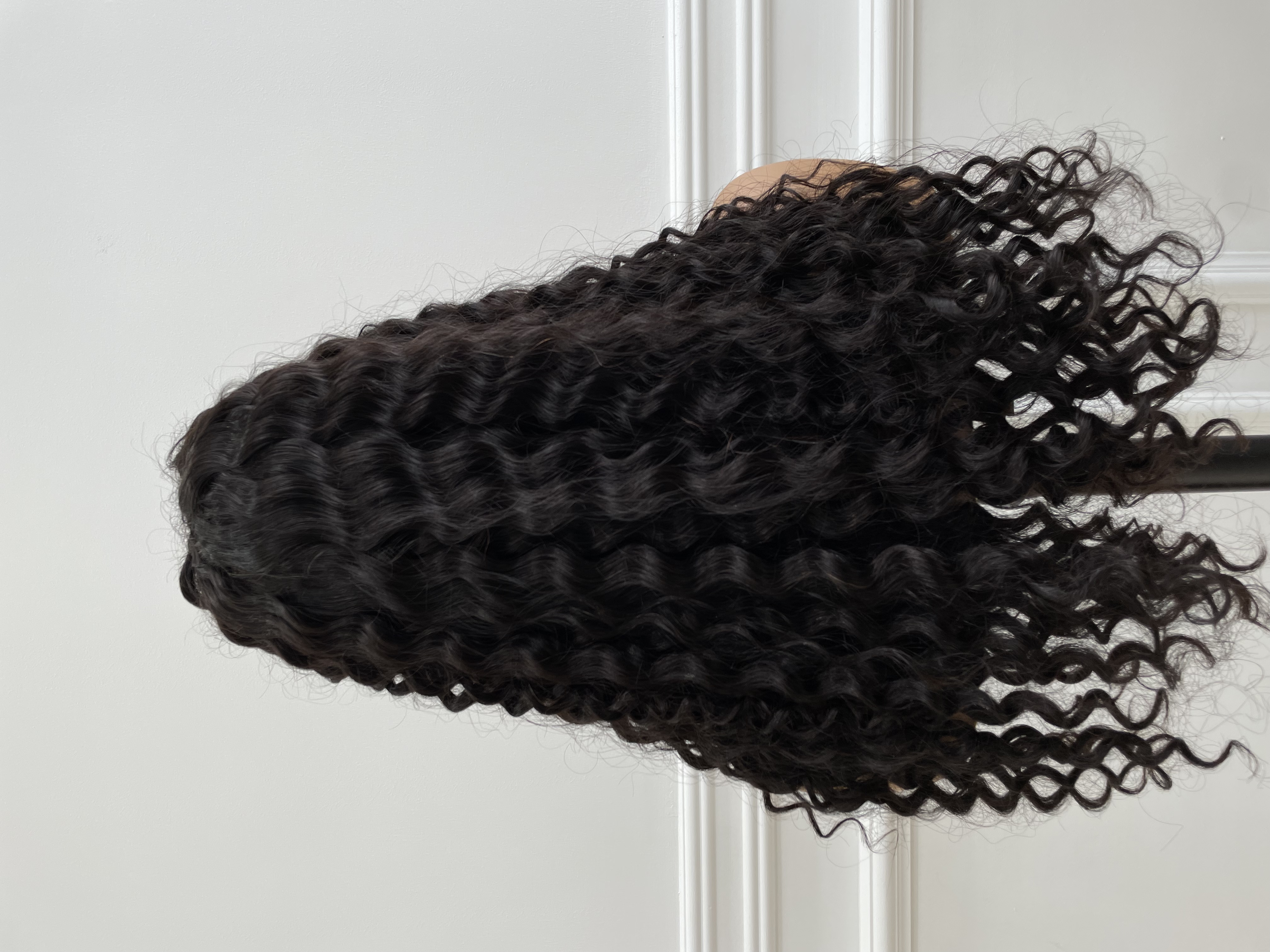 Raw Hair Deep Wave Wigs 13x4 13x6 Frontal Wig Pineapple Wave HD Frontal Wig