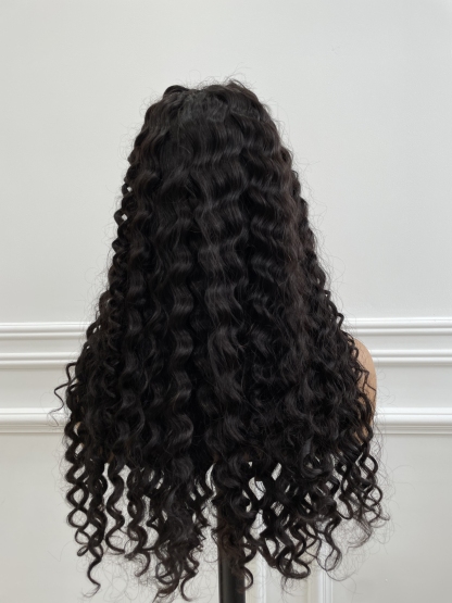 Raw Hair Deep Wave Wigs 13x4 13x6 Frontal Wig Pineapple Wave HD Frontal Wig