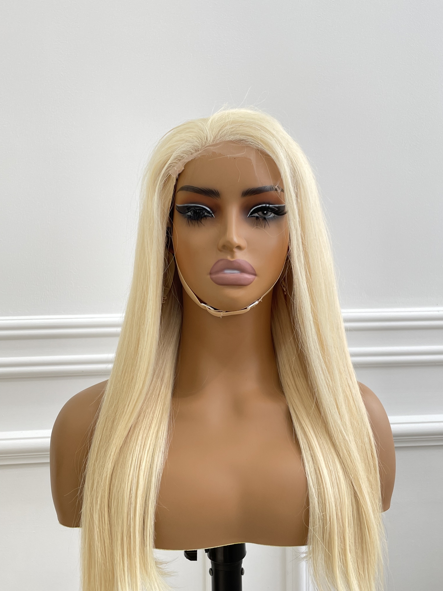 Raw Hair 613 Blonde Frontal & Closure Wig Straight HD Glueless Wigs